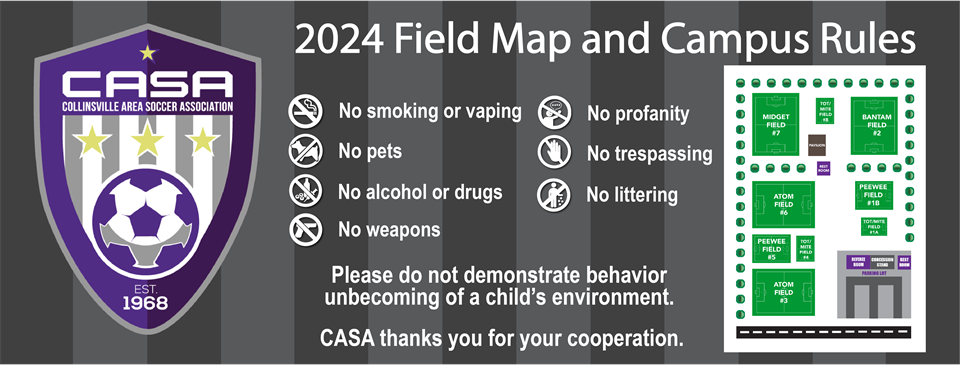 CASA 2024 Field Map